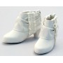 Volks White Heel Boots