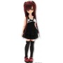 Azone 1/12 Doll wear - Knit Frill Onepiece Red Check