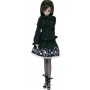 Azone 27cm Lace Collar Long-sleeved Blouse Black
