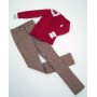 Volks Casual Red Sweater Set